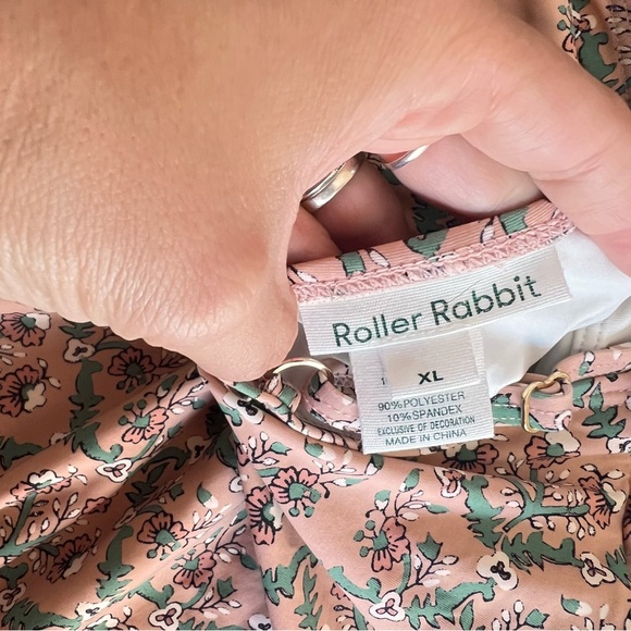 Roller Rabbit Batik Print Women’s One Piece Swimwear - Picture 5 of 6